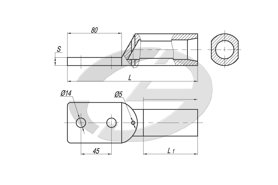 Аппаратный зажим А2А-50-3Т (Д)